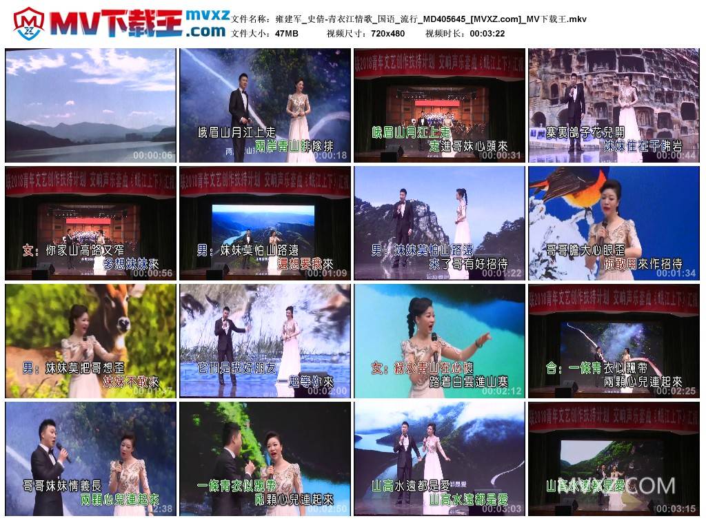 雍建军_史倩-青衣江情歌_国语_流行_MD405645